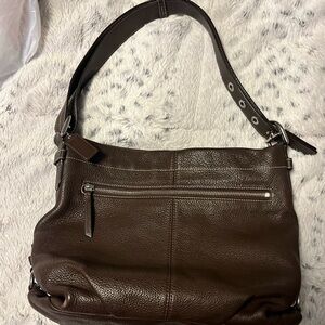 Brown Leather Shoulder Bag